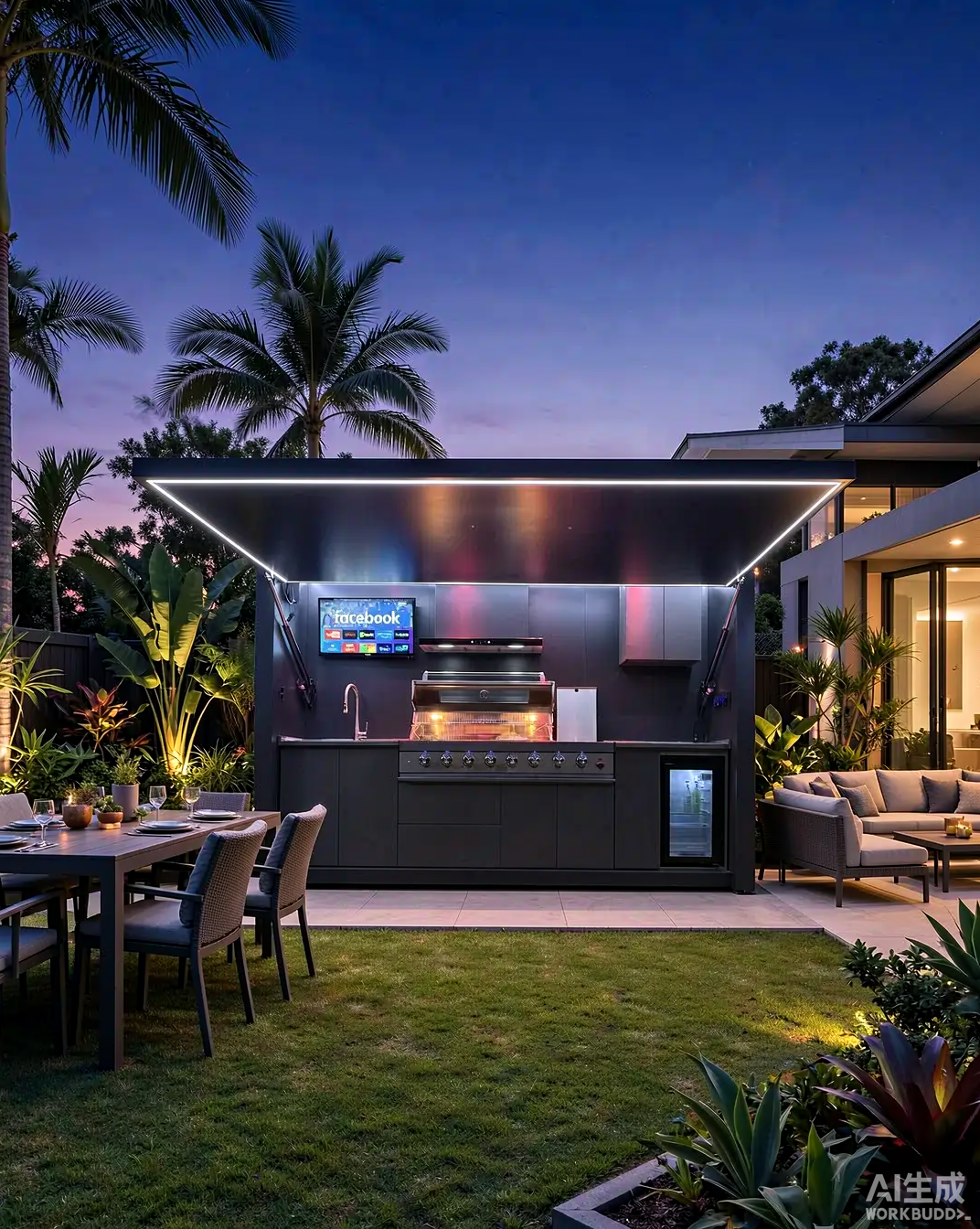 Outdoor kitchen setting 02