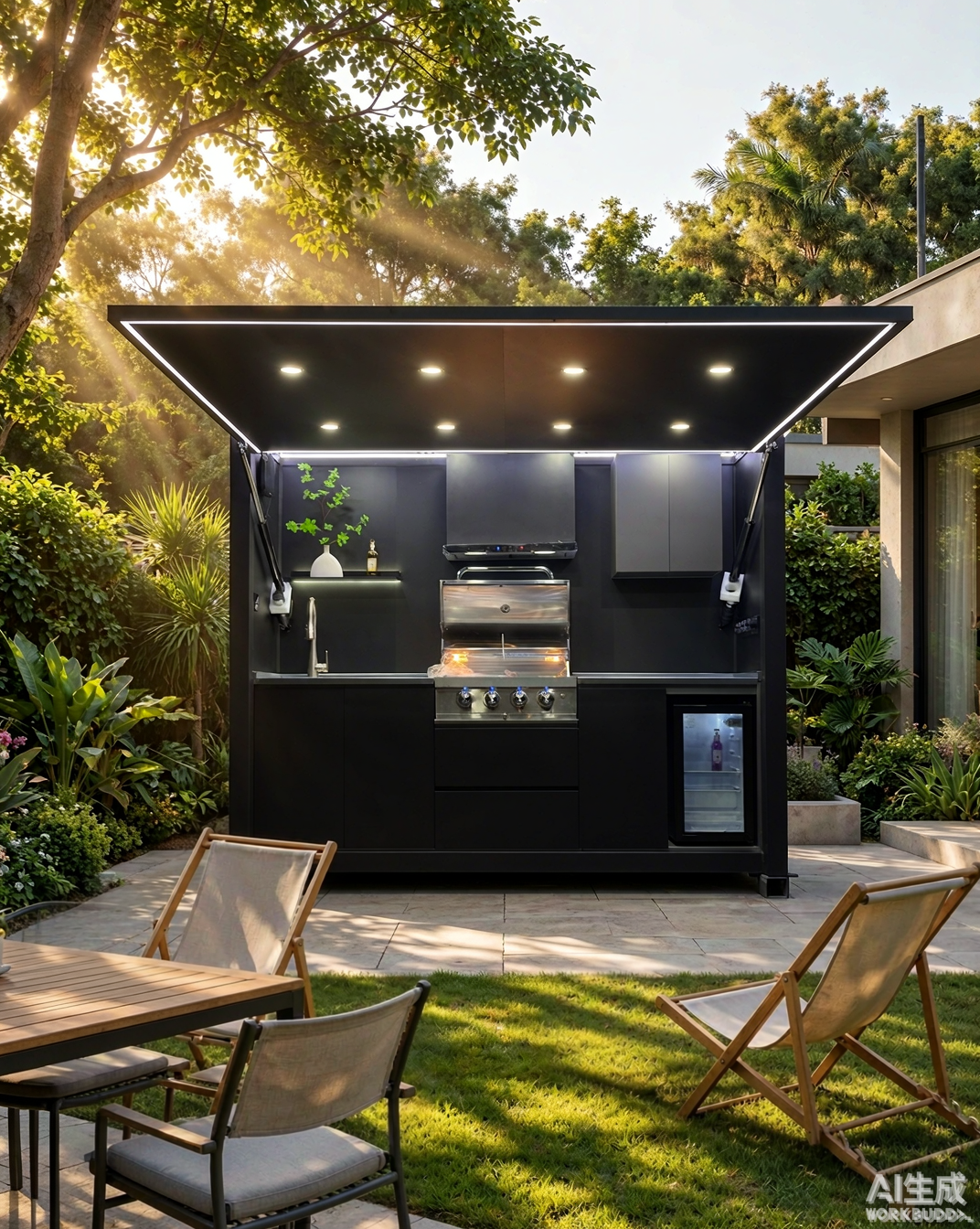 Outdoor kitchen setting 03